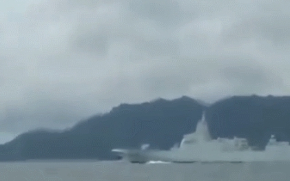 解放軍萬噸大驅逼近菲沿岸! 中菲南海衝突後示威 中艦編隊也封鎖仙賓礁