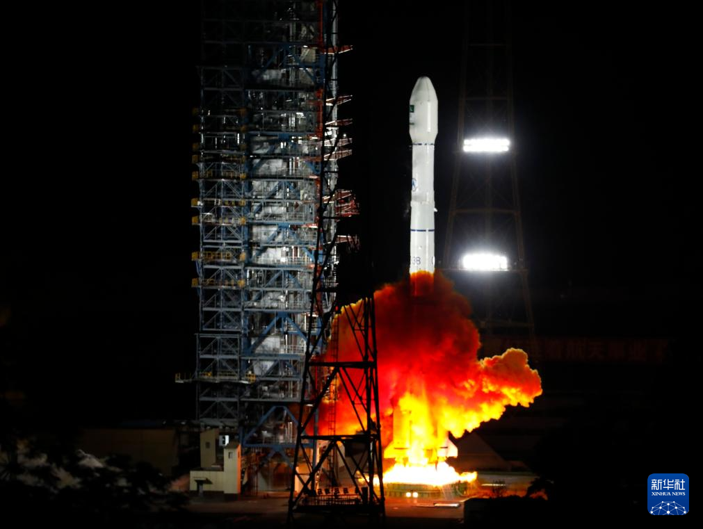 國防部也預告中共將在明日於山西太原衛星發射中心，發射往菲律賓海方向運載火箭，並將經過我防空識別區。 圖：翻攝新華網（資料照）