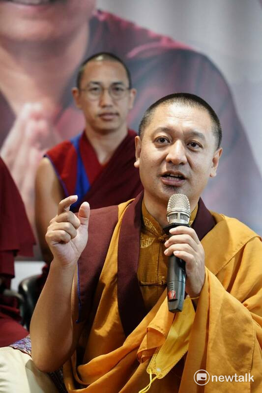 覺囊派代表噶陀仁珍千寶仁波切。 圖：唐復年/攝