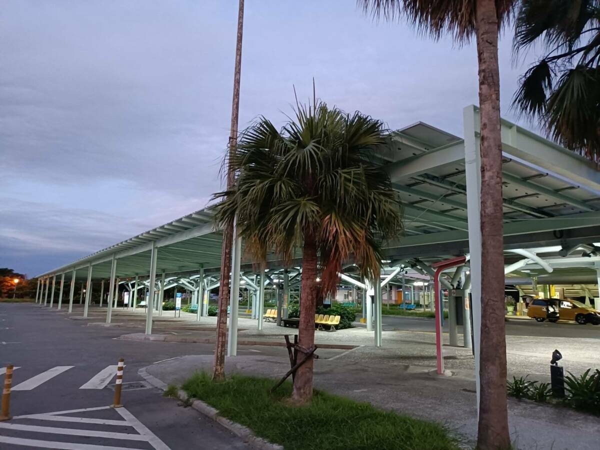 棚架涵蓋了各建物屋頂、露天人行道、機車停車場、計程車排班區及大型公車、遊覽車候車區，讓站區內的旅客和民眾免受烈日曝曬。 國：台灣鐵路股份有限公司／提供