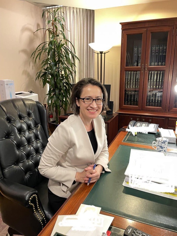 副總統蕭美琴卸任駐美代表數月後，才有空前往紐約整理私人物品。 圖：翻攝自Taiwan in the US臉書