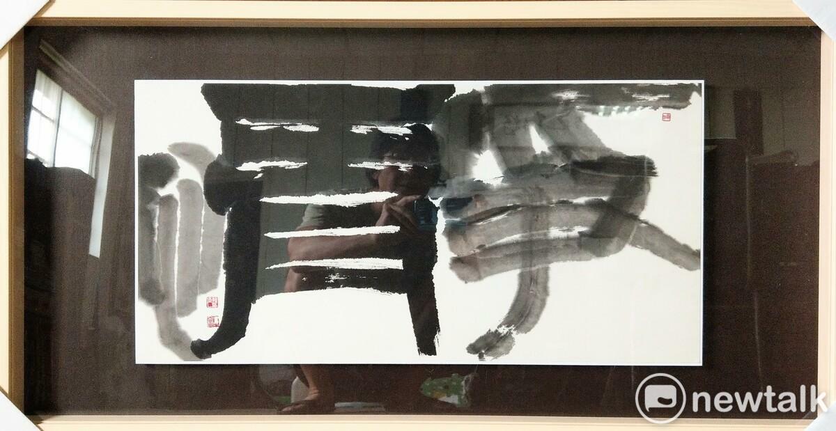 「顧．盼 韓地乙創作展」展出作品。 圖：黃博郎／攝