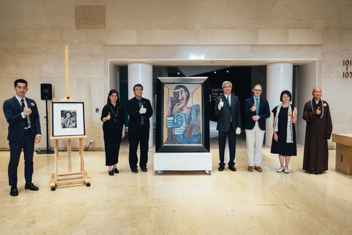 高美館特展《瞬間》搶先舉辦重點作品開箱記者會。 圖：高雄市立美術館/提供