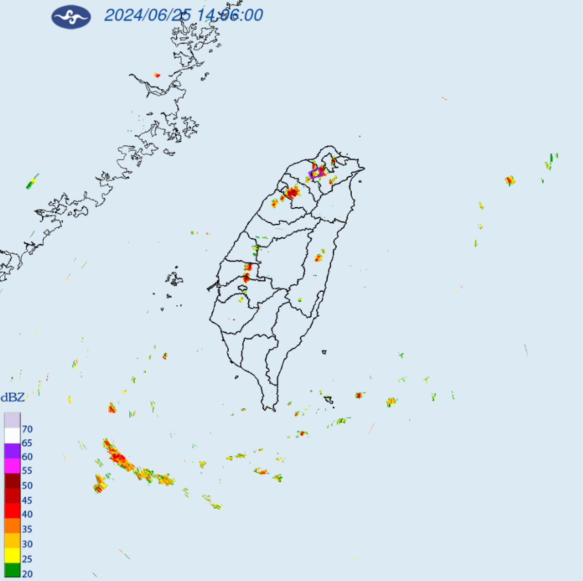氣象署針對「新北市、桃園市」發布大雷雨即時訊息。 圖：翻攝自中央氣象署官網