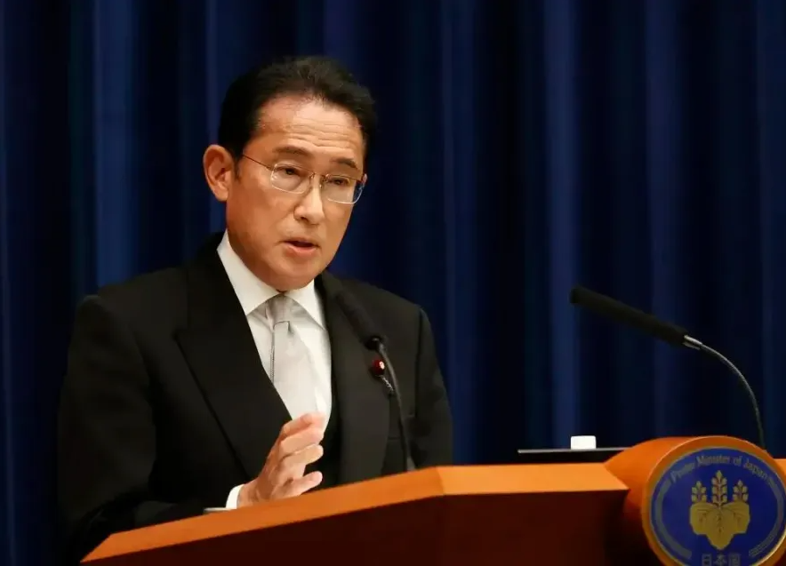 日本首相岸田文雄。 圖 : 翻攝自騰訊網