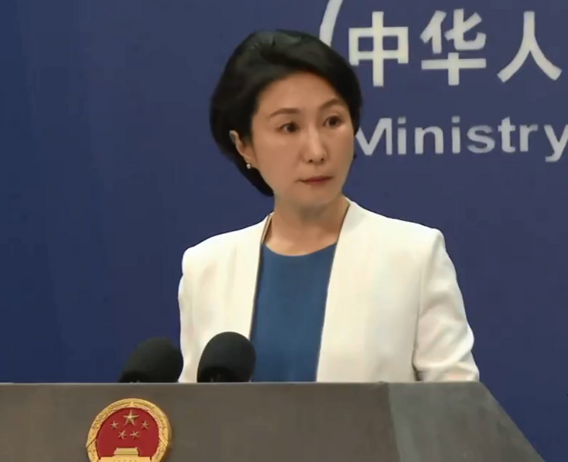中國2週內有6名外國人遭砍，毛寧聲稱都是「偶發事件」，還說「中國是世界上最安全的國家」。 圖：翻攝李老師不是你老師X（前推特）