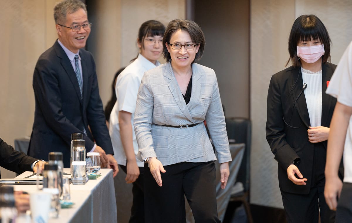副總統蕭美琴出席第七屆「台灣大未來國際高峰會」。 圖：總統府提供