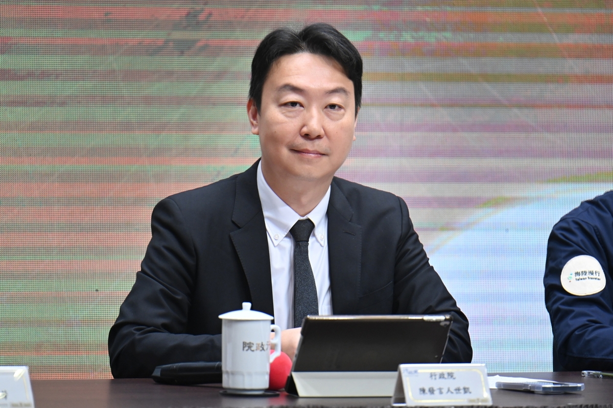 行政院發言人陳世凱。 圖：行政院提供