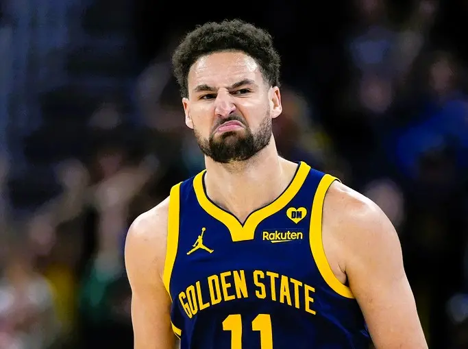 NBA美國職籃金州勇士射手Klay Thompson，不滿沒有得到尊重，休賽季投入自由市場。 圖：達志影像／美聯社