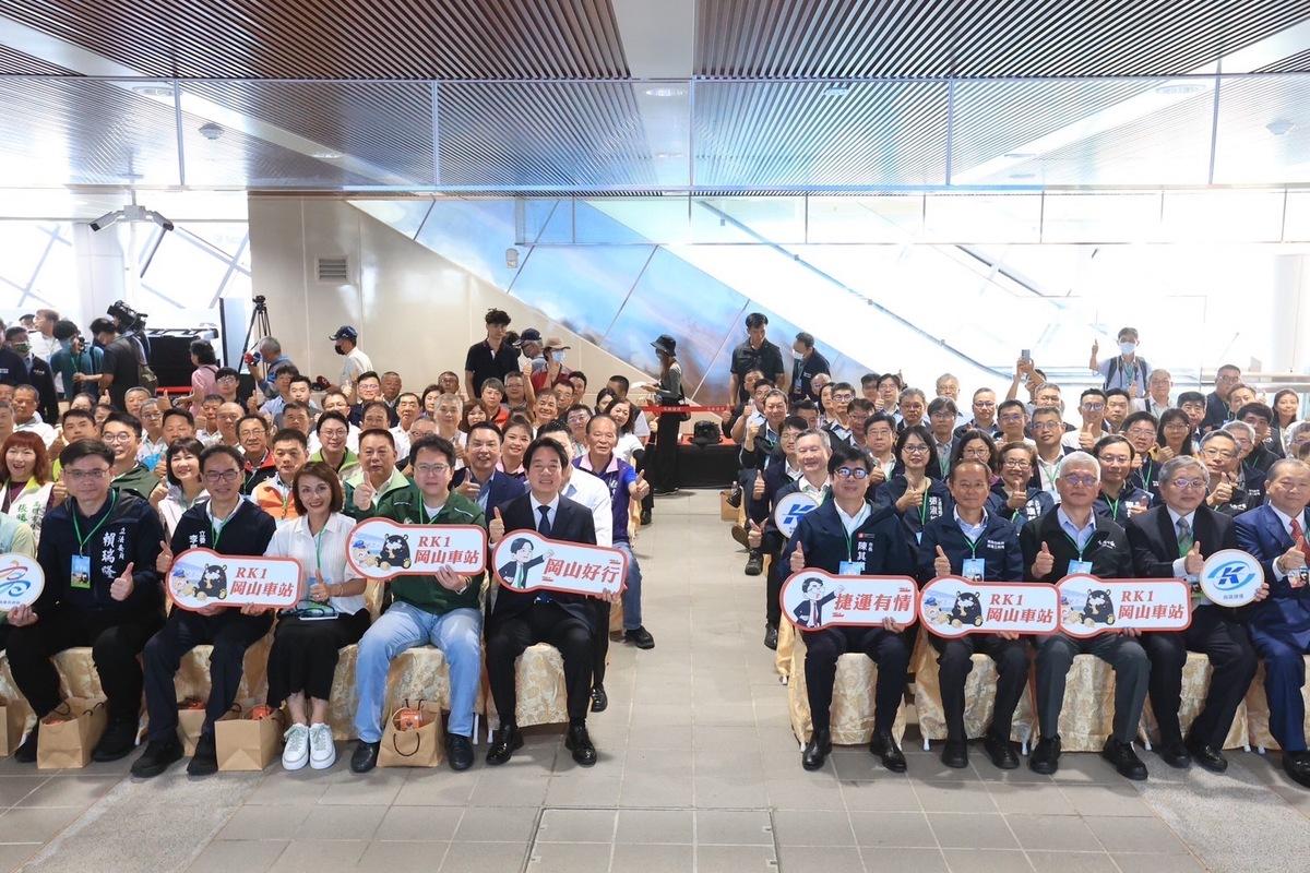 陳其邁帶領完成捷運岡山延伸線等交通建設。 圖：高雄市政府／提供