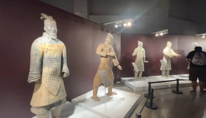 「大秦雄風-兵馬俑與秦始皇帝陵特展」被指有資安疑慮，科工館發文自清。 圖：台灣基進/提供