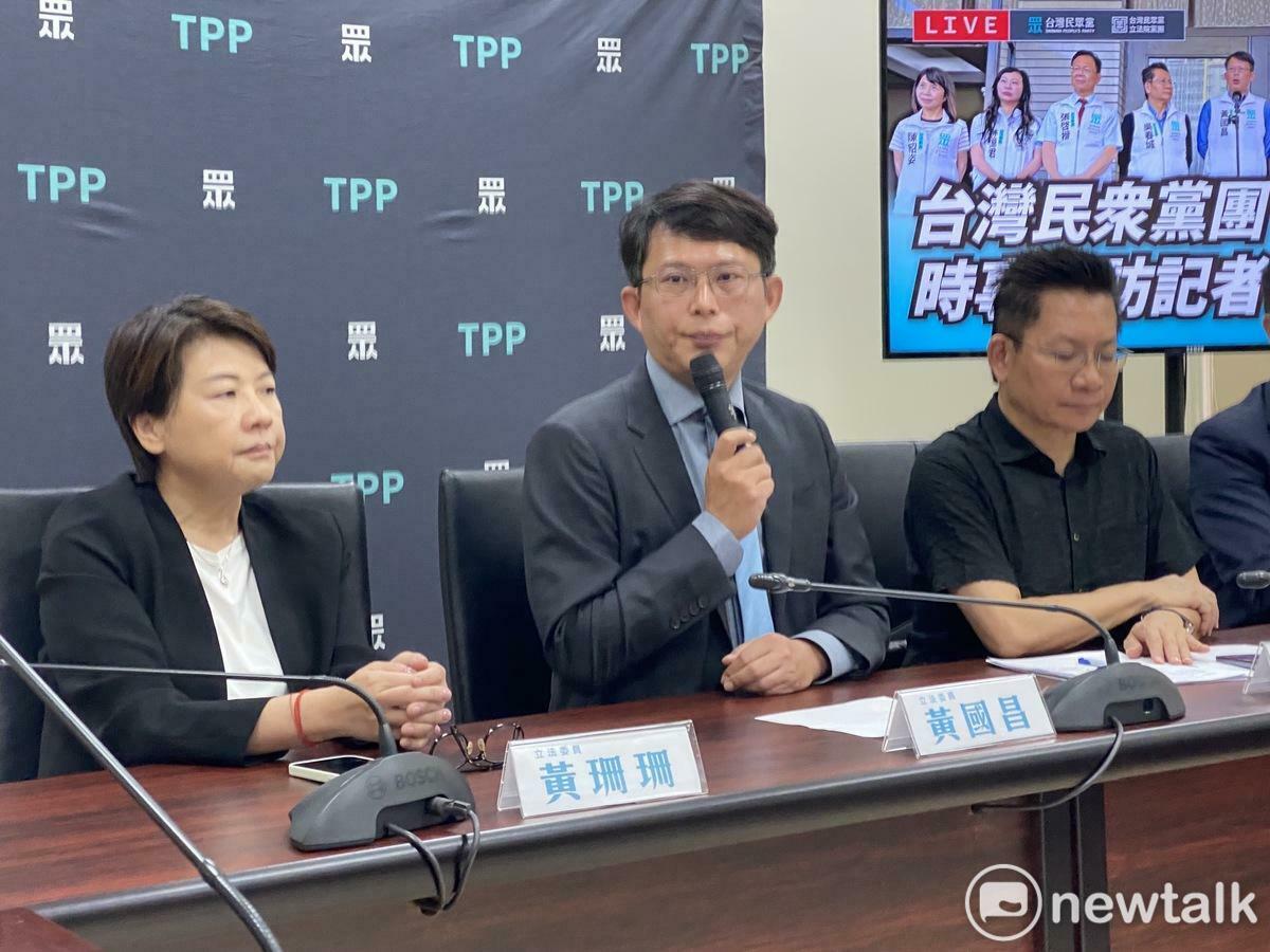 民眾黨團總召黃國昌。 圖：周煊惠 / 攝
