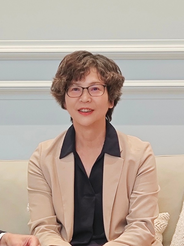 蔡壁如接受《新頭殼》專訪時斬釘截鐵的表示「絕不會選黨主席」 圖：蔡壁如/提供