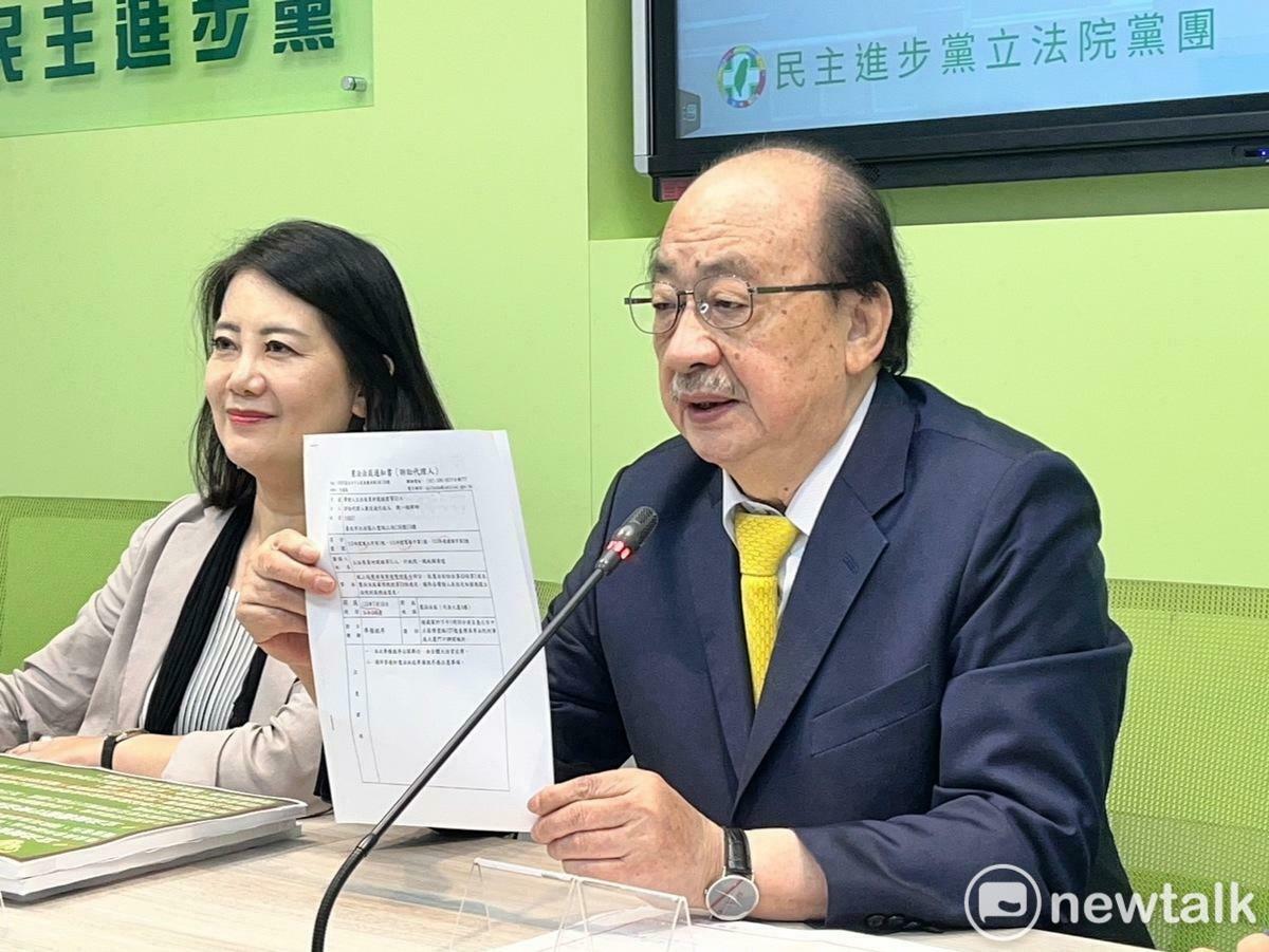 民進黨團怒批交委會成立「鏡電視調查小組」聯席司委會是違法，會議應屬無效，恕難配合。 圖：金大鈞/攝