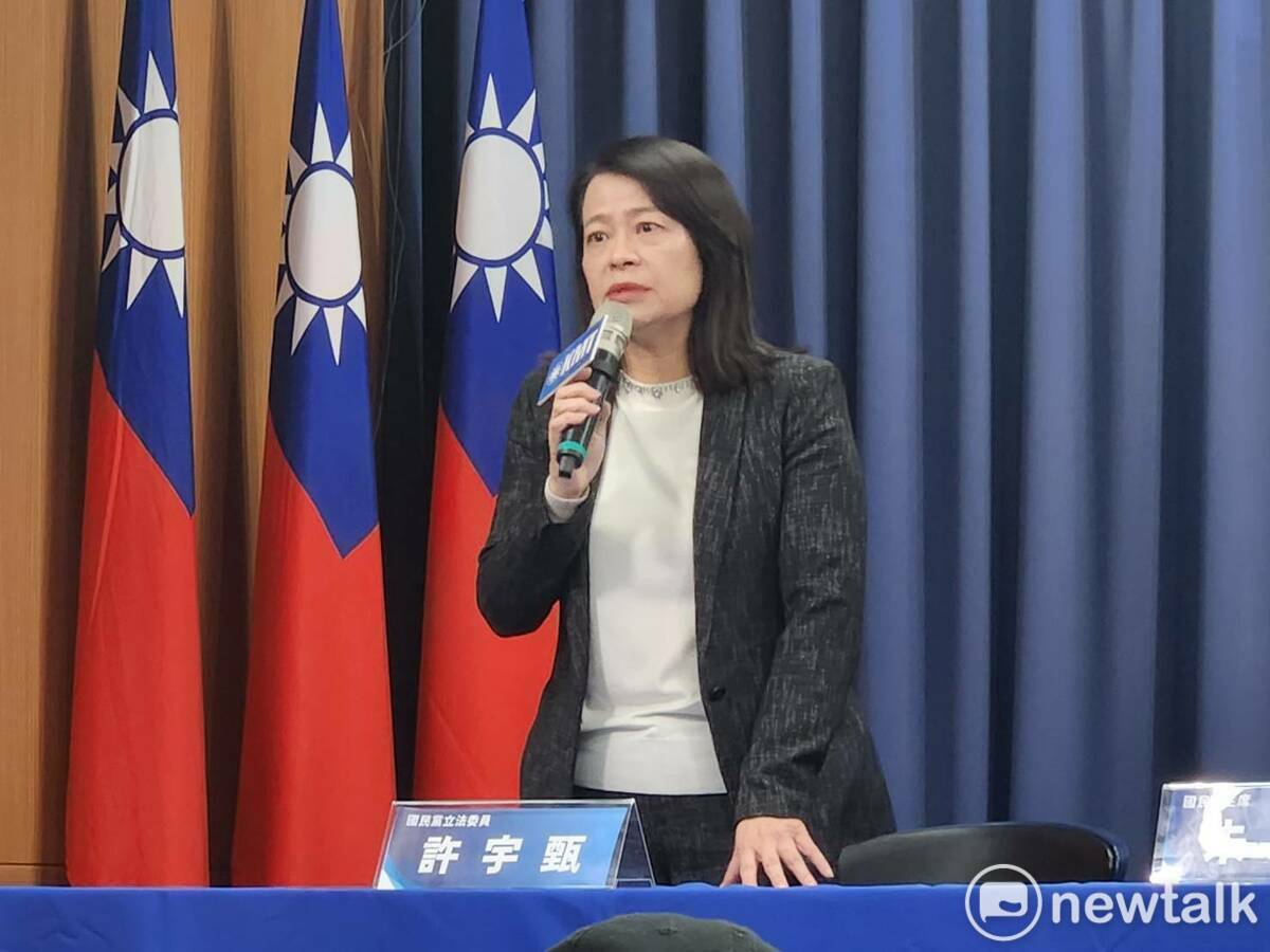 國民黨立委許宇甄。 圖：黃建豪/攝（資料照）