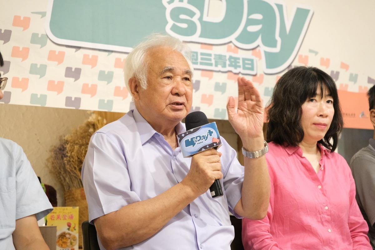 總統府資政姚嘉文。 圖：Y’s Day「週三青年日」提供
