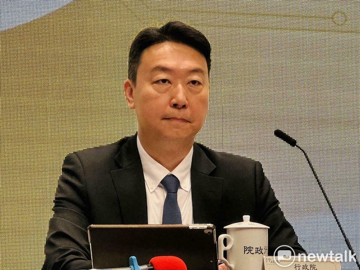 行政院發言人陳世凱。 圖：謝莉慧/攝