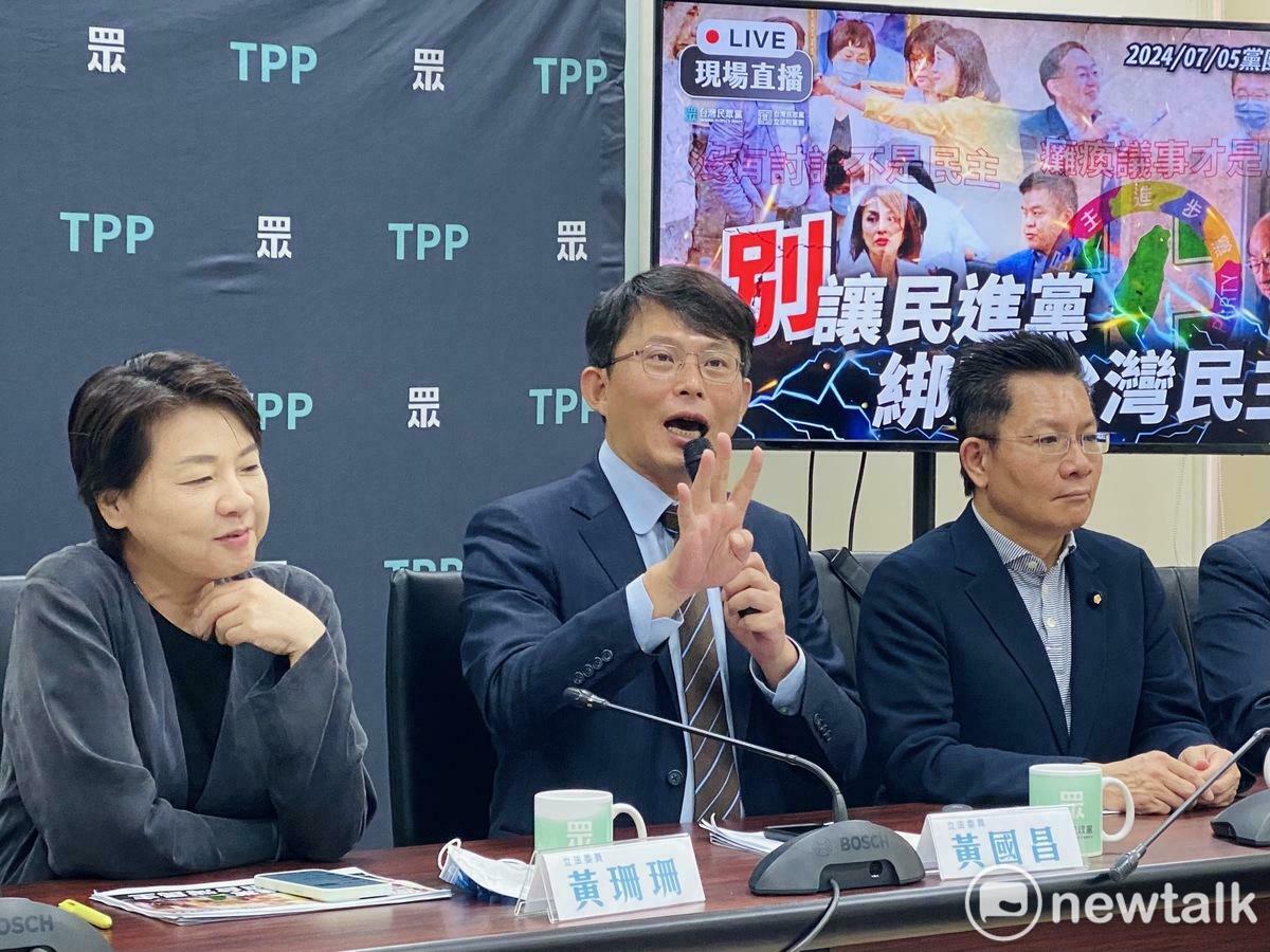 民眾黨團總召黃國昌。 圖：周煊惠 / 攝
