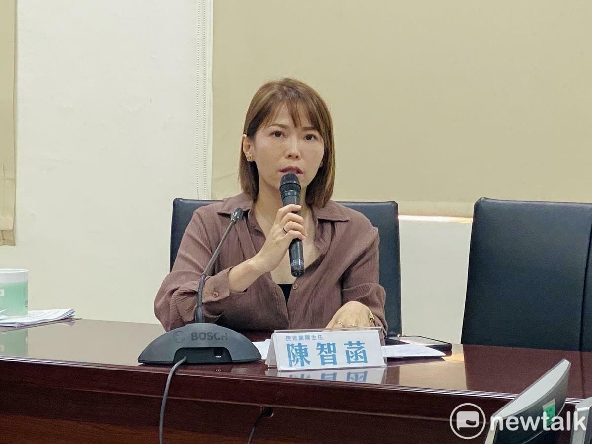 民眾黨立法院黨團主任陳智菡。 圖：周煊惠／攝（資料照）