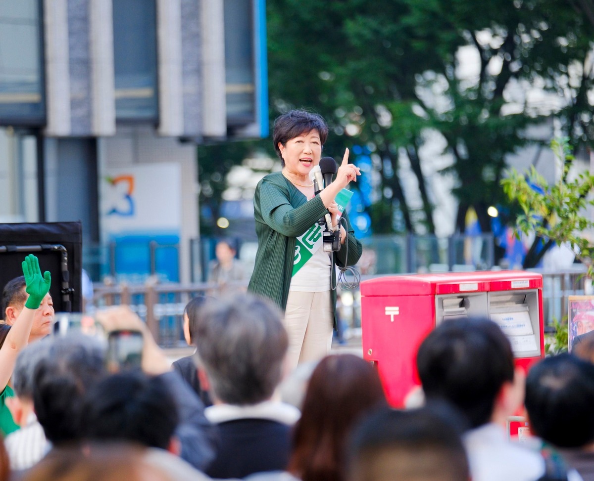 小池百合子三連任東京都知事。 圖：取自小池百合子臉書。