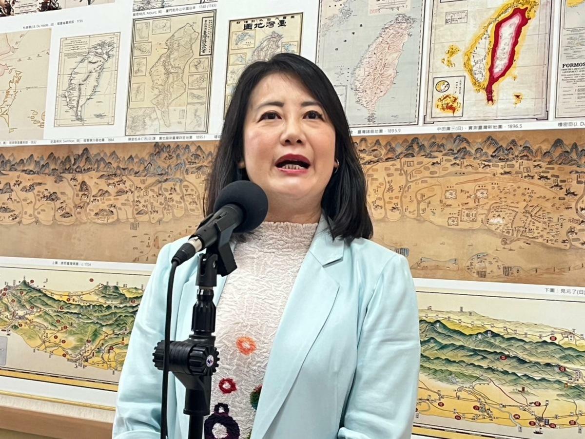 國民黨團指控綠委破壞會議室門鎖，民進黨團幹事長吳思瑤反批藍營沒能耐剩一張嘴。 圖：金大鈞/攝