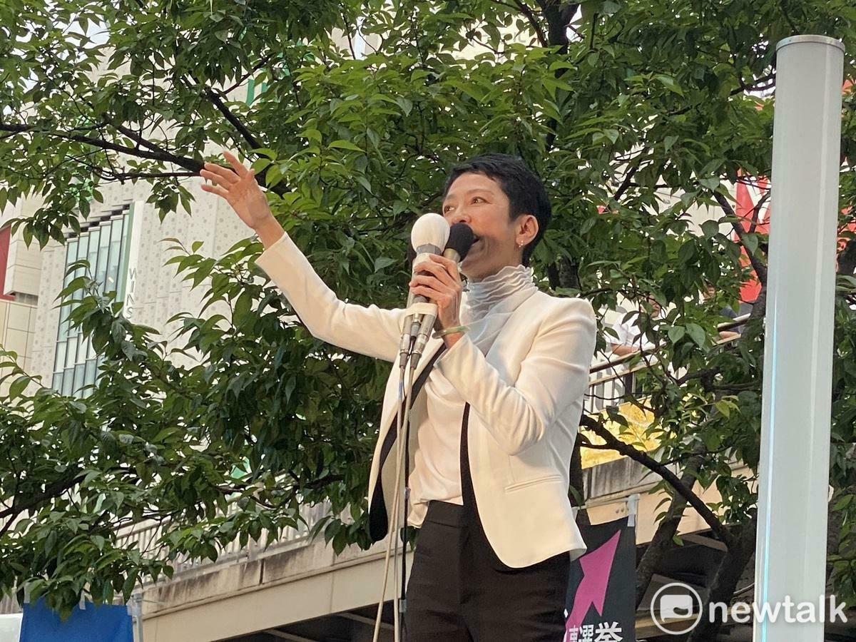 蓮舫結果連第二名都沒拿到，讓岸田文雄都跌破眼鏡啦。 圖：劉黎兒攝