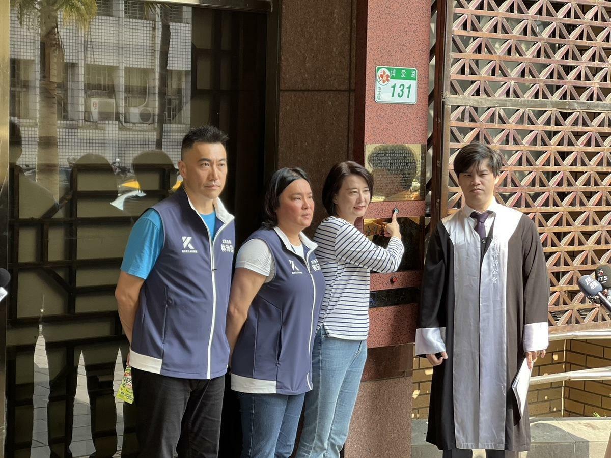 國民黨立委王鴻薇赴台北地檢署提告林楚茵等涉犯刑法第277條第一項傷害罪。 圖：王鴻薇辦公室/提供