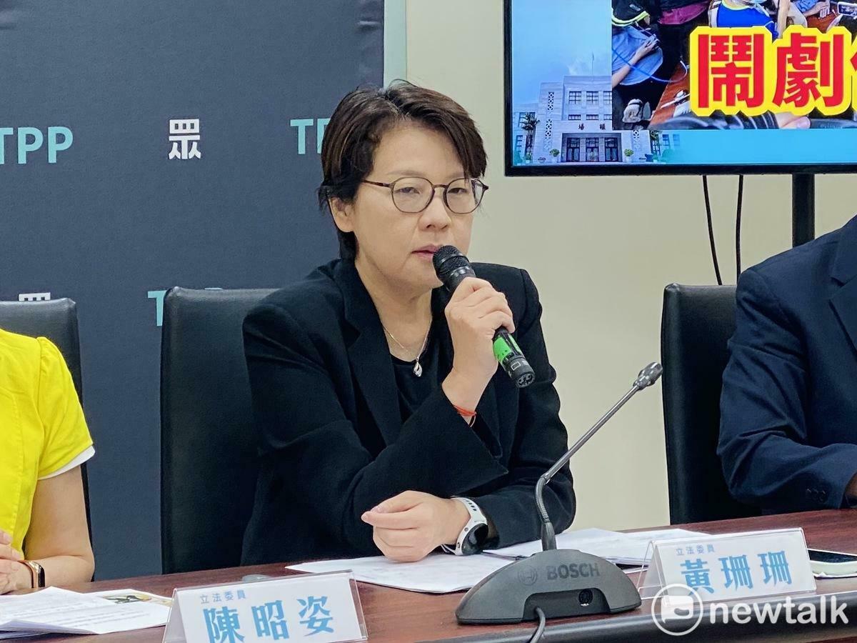 民眾黨團副總召黃珊珊。 圖：周煊惠 / 攝