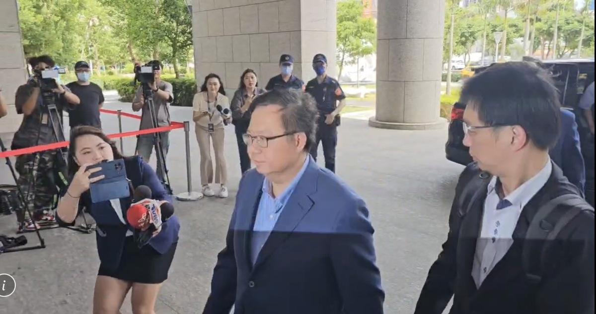 鄭文燦第三度羈押庭遭收押。 圖：林昀真攝