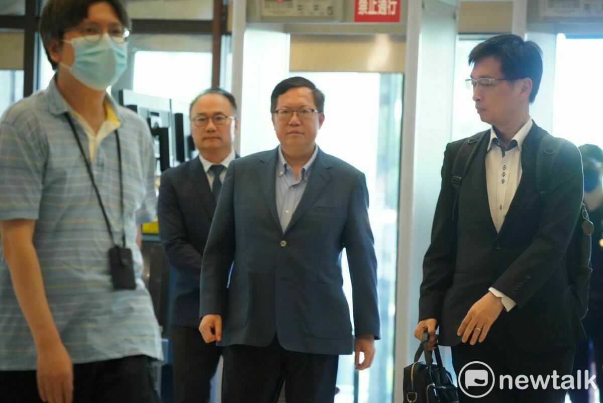 鄭文燦涉貪案偵查終結，桃園地檢署建請求處重刑12年。 圖：林昀真/攝（資料照）