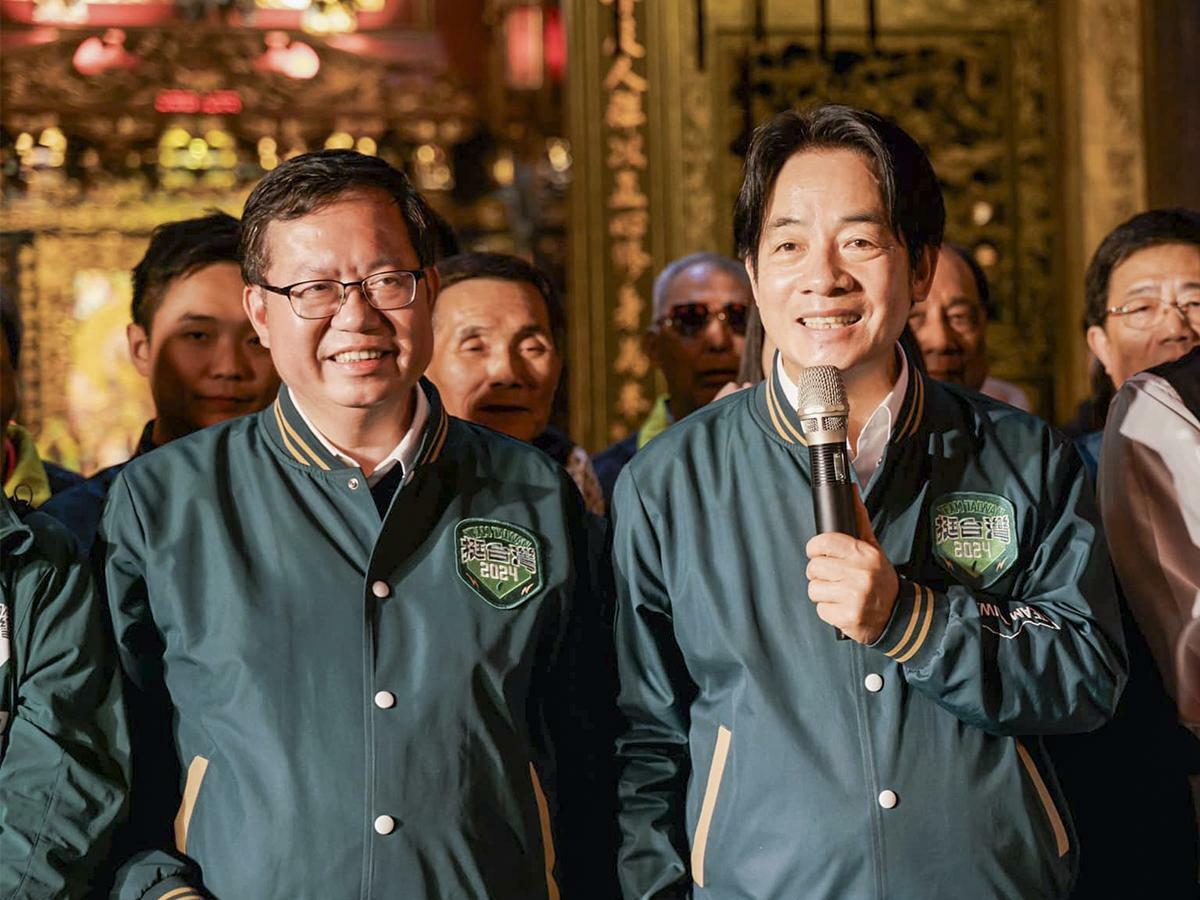 海基會前董事長鄭文燦（左）11日遭桃園地方法院裁定收押禁見。 圖：翻攝鄭文燦臉書