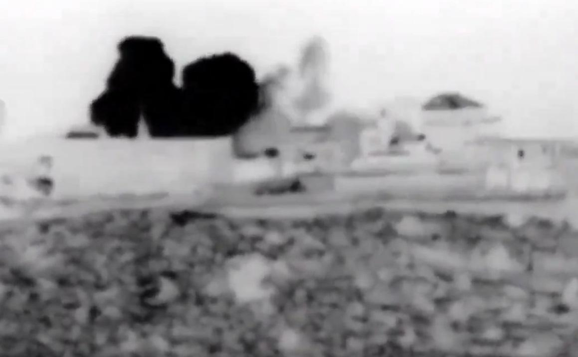 以軍在與真主黨的作戰中，轟炸真主黨進入的建築。 圖：翻攝自以色列戰爭 X（前推特）帳號
