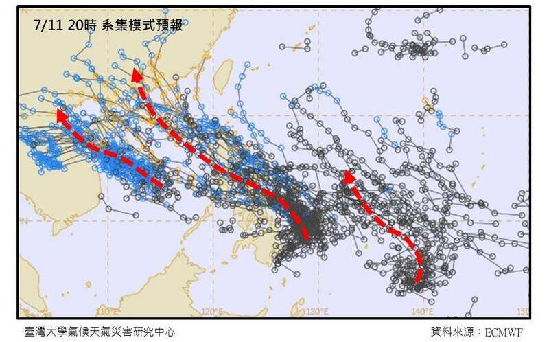 颱風醞釀中！熱帶擾動最快下週生成 氣象專家：一個帶著一個