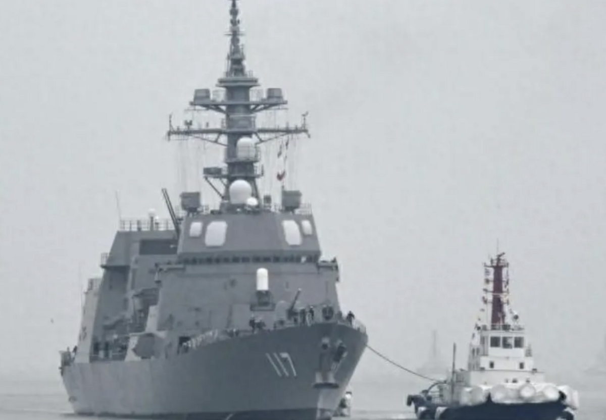 日本海上自衛隊的「涼月」號驅逐艦。 翻攝自 劉覽勳鑒