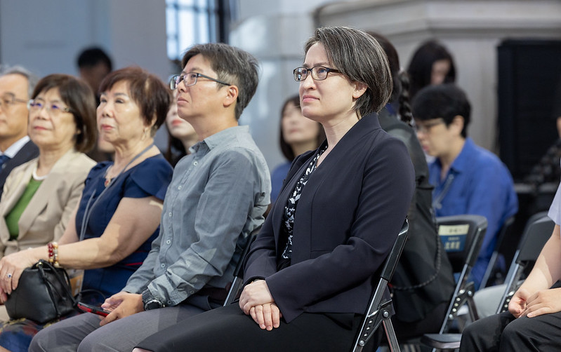 蕭美琴認為，匠人們的付出是國家強大重要的基礎。 圖：總統府提供