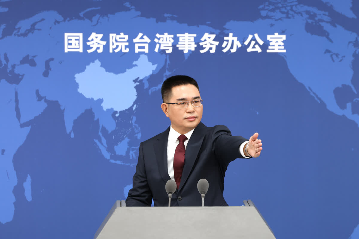 中國國台辦發言人陳斌華。 圖：翻攝自微博
