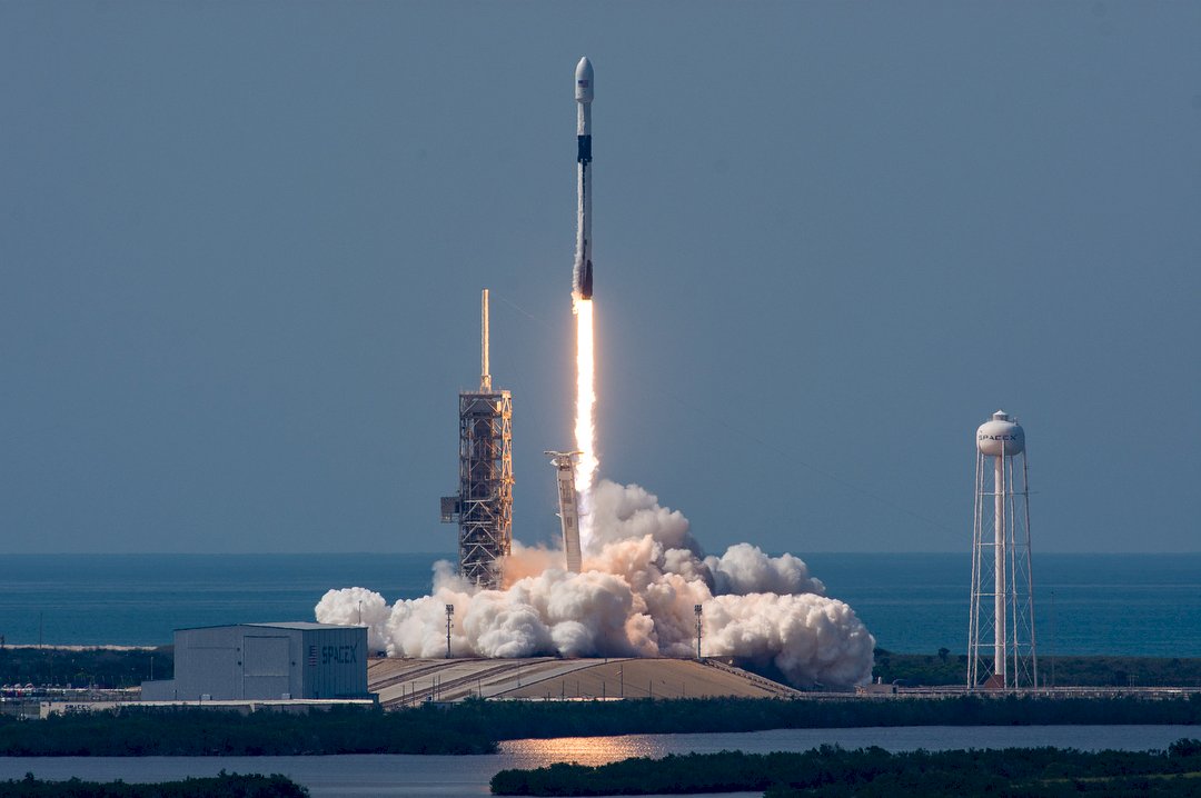 獵鷹9號(Falcon 9)Block 5型火箭。 (圖:SpaceX IG)