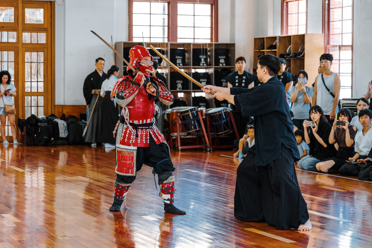 現場安排日本古劍道演武。 圖：高雄市文化局/提供