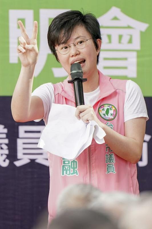 台中市議員陳俞融舉辦「反濫權護民主」說明會。 圖：陳俞融/提供