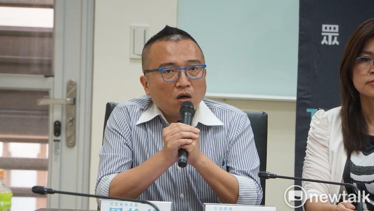 針對台北幼稚園性侵案，民眾黨秘書長周榆修聲稱當時柯市府「在既有規定上處理」。 圖：周煊惠 / 攝（資料照）