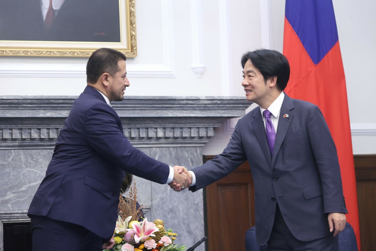 總統賴清德接見友邦瓜地馬拉國會議長羅慕斯。 圖：總統府提供