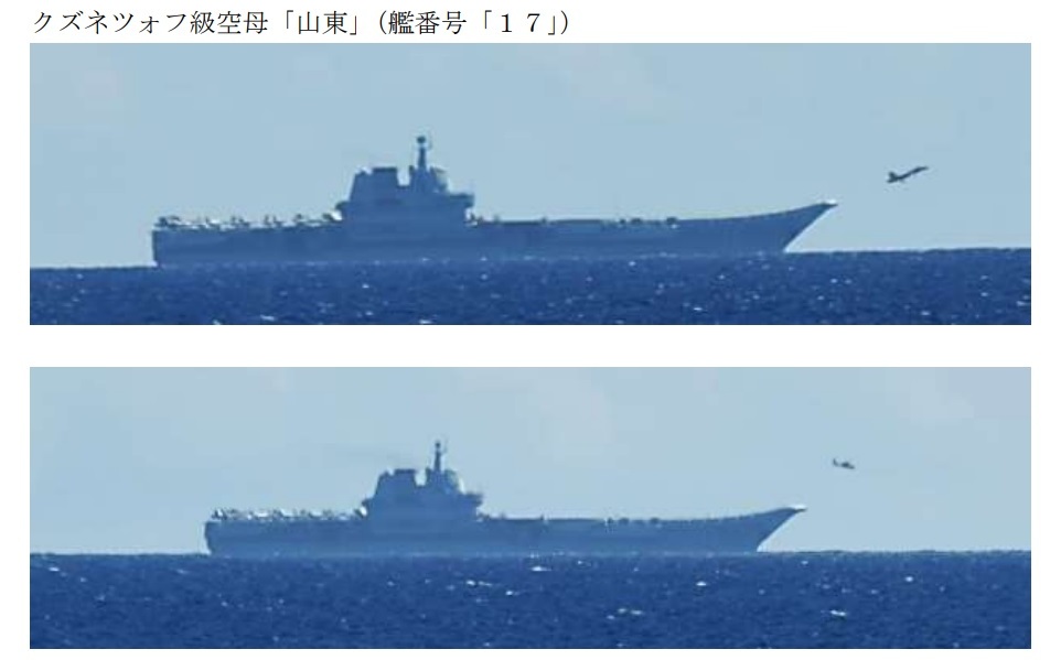解放軍山東號編隊「增胖」7艘 日防省：7天起降380架次