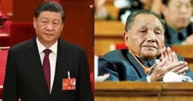 《新華社》精心製作的特稿「習近平改革家」，將中國前領導人鄧小平後所有改革開放的功績都歸於中國現領導人習近平，結果文章慘遭下架。 圖：翻攝自蔡慎坤 X（前推特）帳號