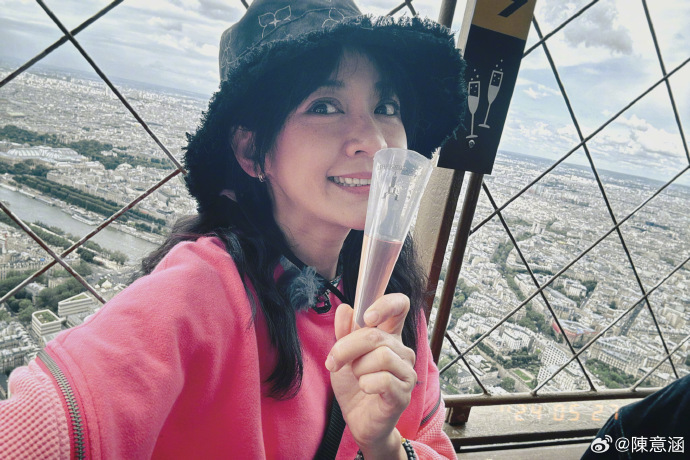 陳意涵近日參加中國實境節目。 圖：取自陳意涵微博