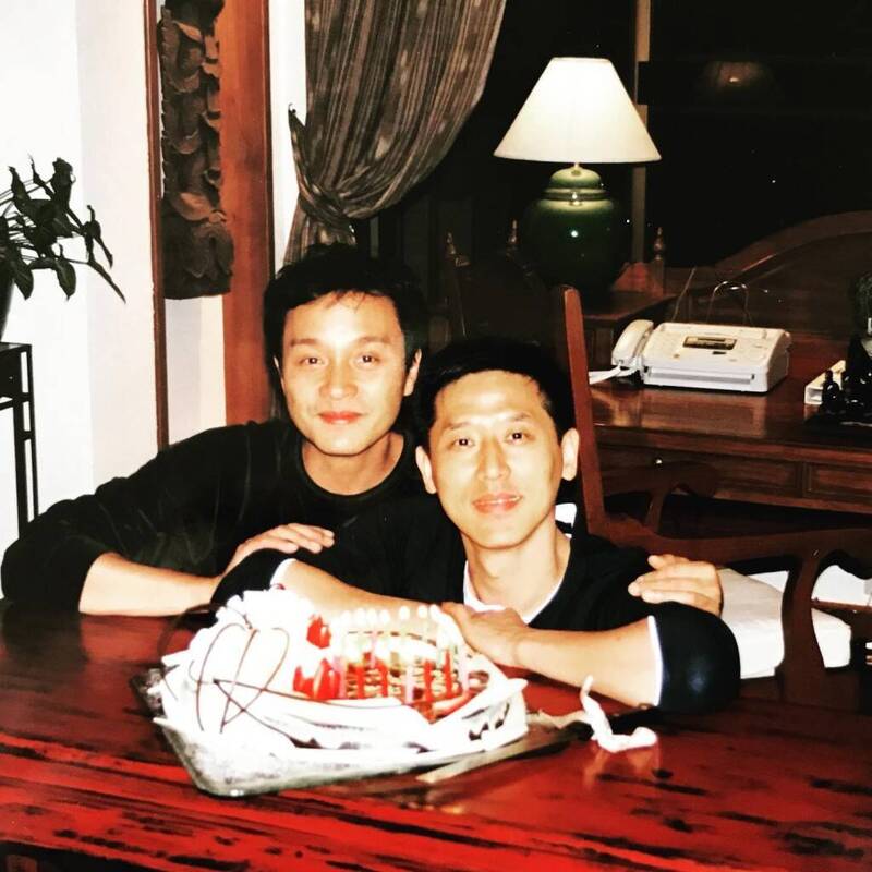張國榮（左）與生前摯愛唐鶴德（右）。 圖：翻攝自唐鶴德IG