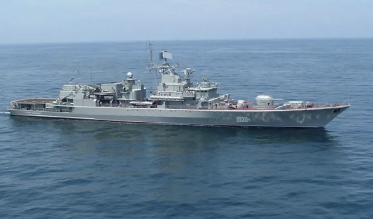 近期，根據烏克蘭方面說法，俄黑海艦隊的最後一艘軍艦已經離開克里米亞。 圖 : 翻攝自邵永靈