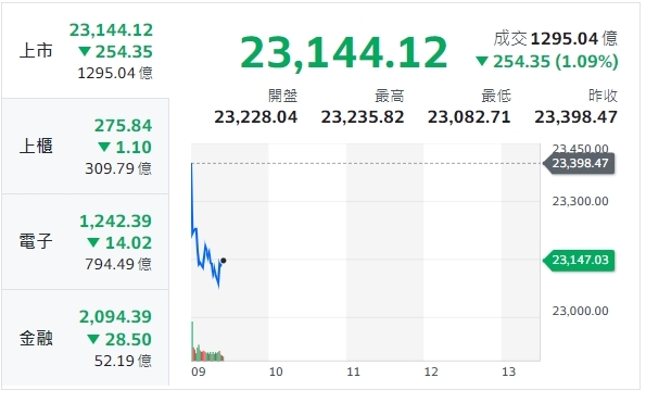 政局利空致美股續跌、台股續跌 分析師：「換登」不改短期股市波動