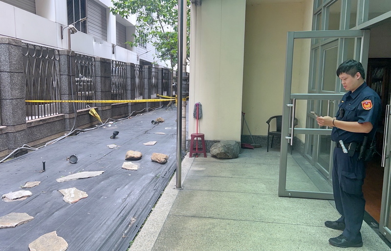 新北中和某補習班負責人墜樓死亡。 圖 : 民眾/提供