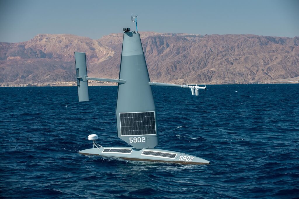 Saildrone製造的探索者。 圖：取自facebook.com/USNavy