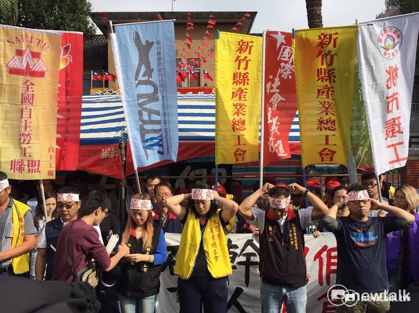 台灣勞工陣線今(12)日向總統蔡英文喊話，要求行政院立即責成勞動部提出《最低工資法草案》，並於下會期列為優先法案送至立法院審查，促使最低工資法制化。 圖：新頭殼資料照